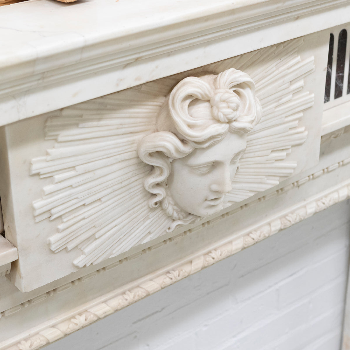 Splendid Antique Carved Marble Chimneypiece | William Kent | The Architectural Forum