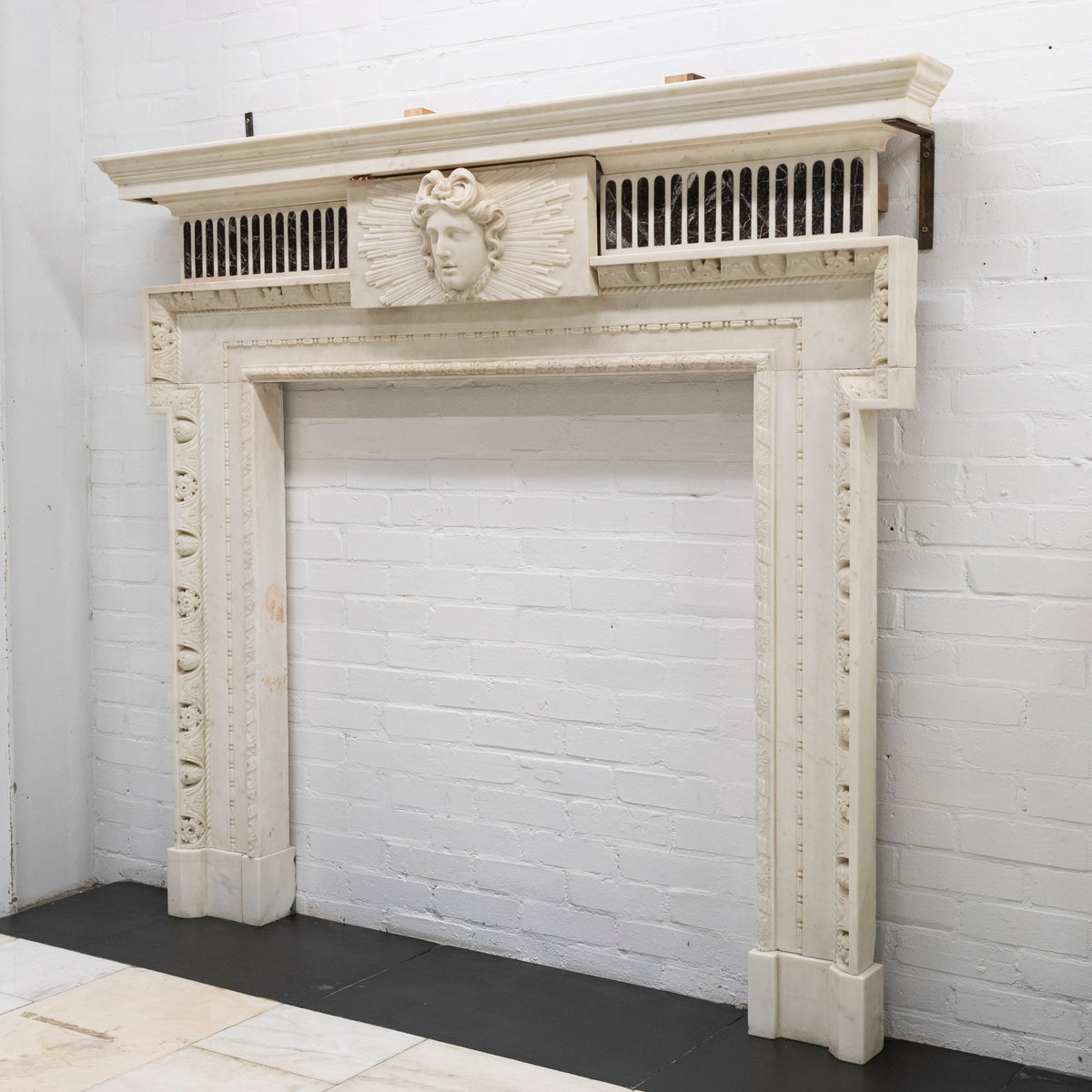 Splendid Antique Carved Marble Chimneypiece | William Kent | The Architectural Forum