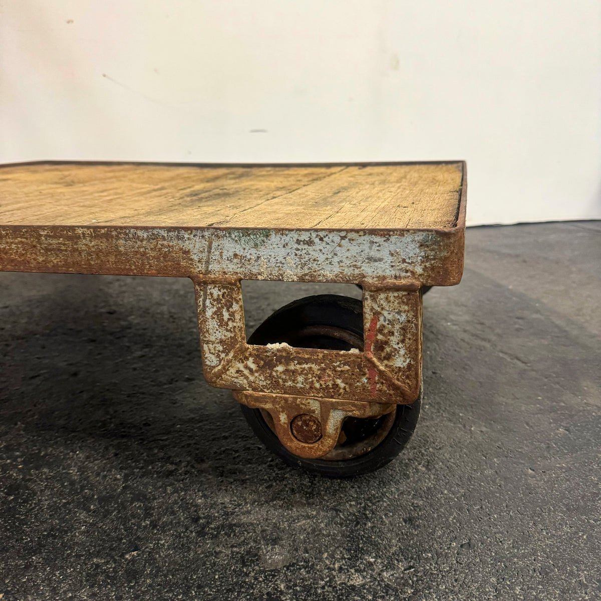 Antique Wooden Tuglift Trolley | The Architectural Forum