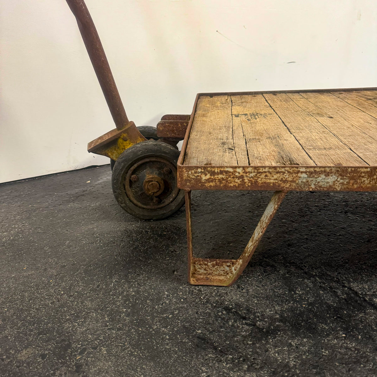 Antique Wooden Tuglift Trolley | The Architectural Forum