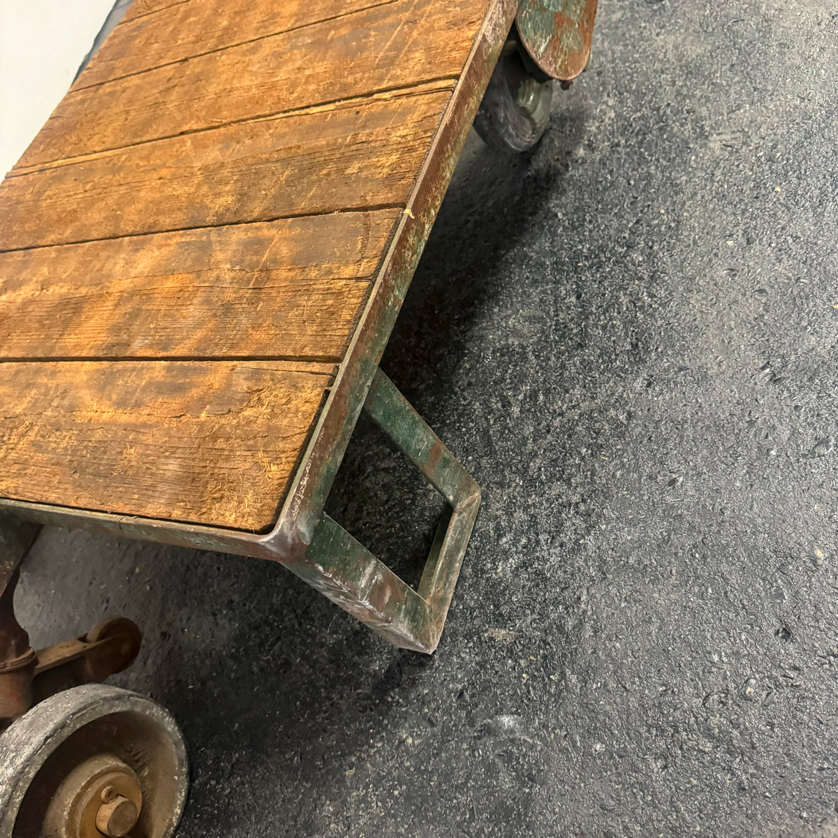 Antique Wooden Tuglift Trolley | The Architectural Forum