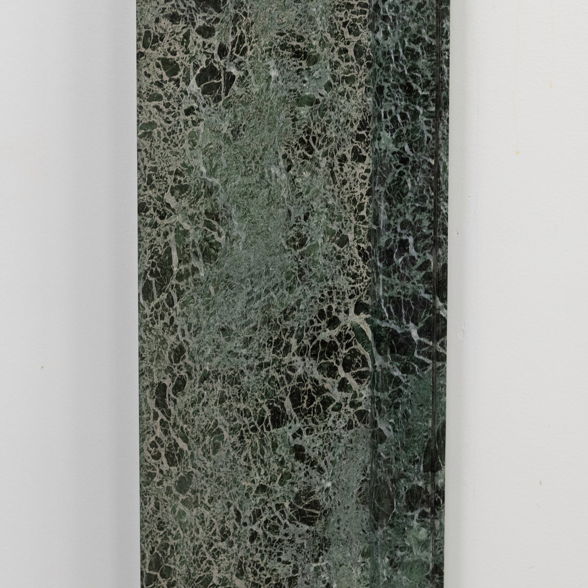 Large Green Verde Marble Fireplace Surround