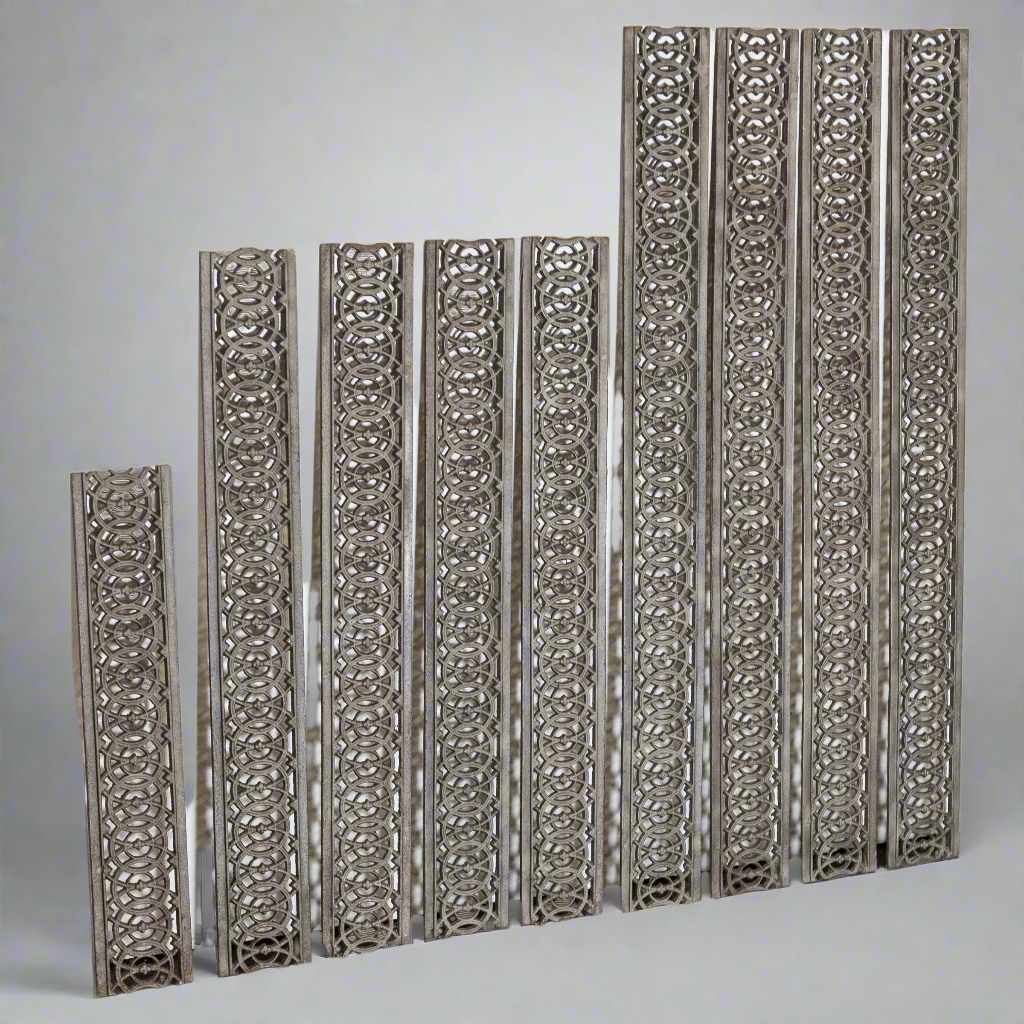 Antique Victorian Cast Iron Ornate Floor Grilles| Air Vent | The Architectural Forum