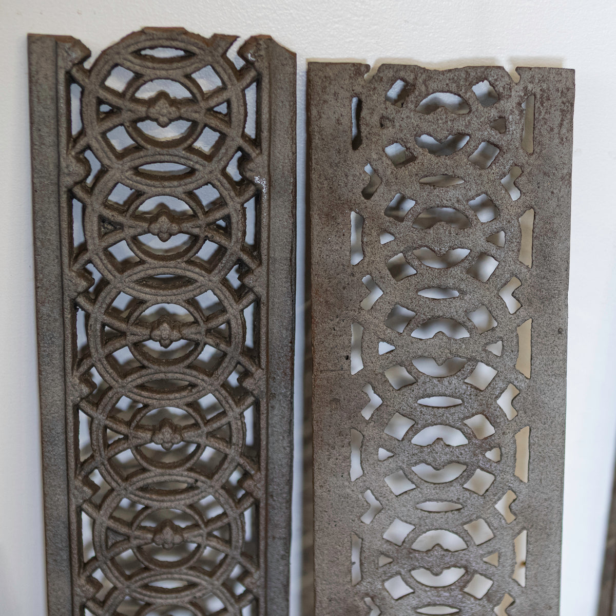 Antique Victorian Cast Iron Ornate Floor Grilles| Air Vent | The Architectural Forum