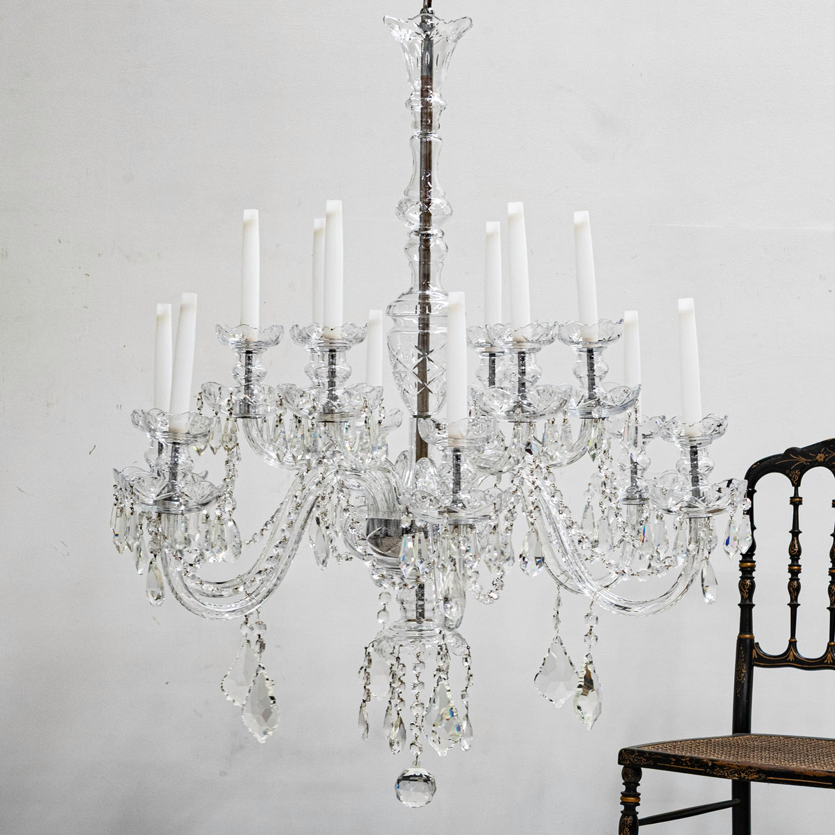 Large Antique Crystal Chandelier | Victoria Palace Theare | The Architectural Forum