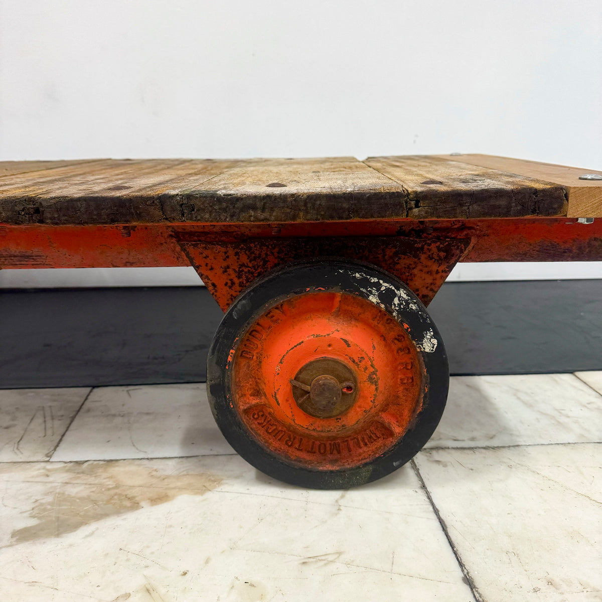 Antique Wooden Tuglift Trolley | The Architectural Forum