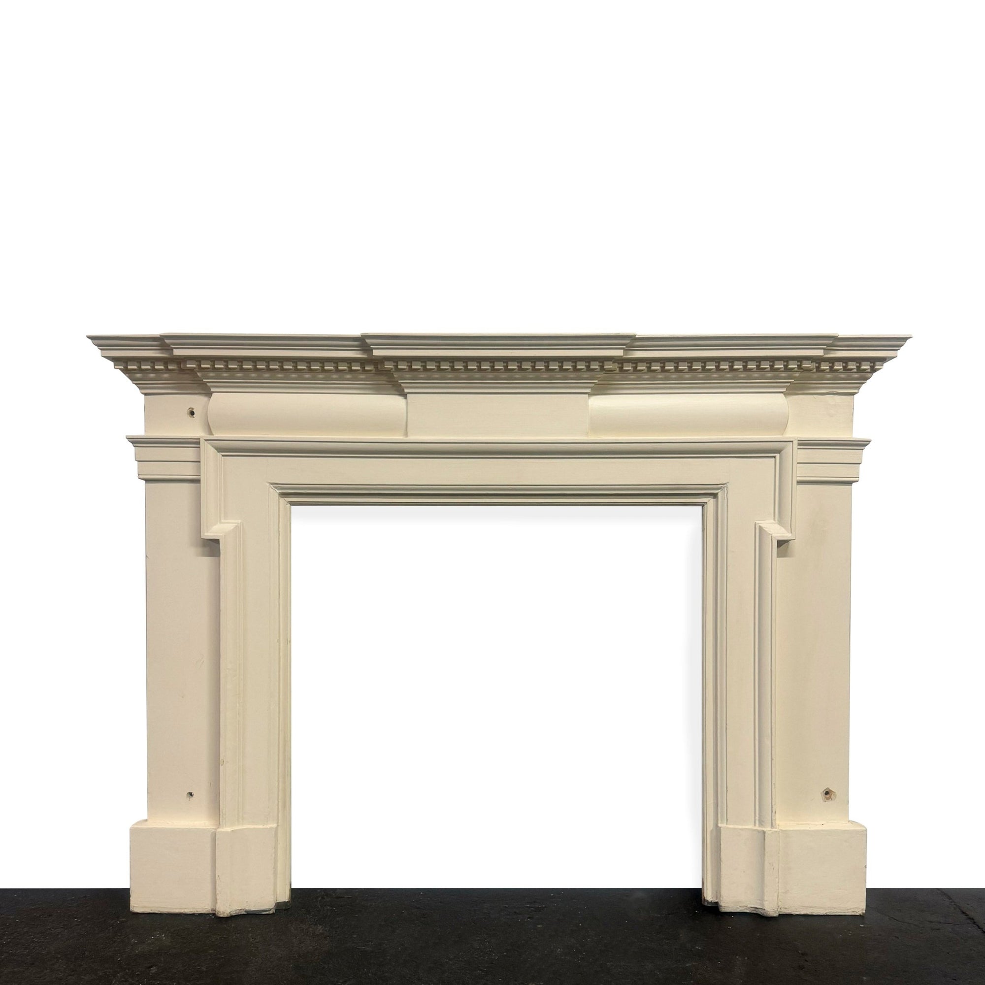 Arts & Crafts Pine Wood Fireplace Surround | Pair Available | The Architectural Forum