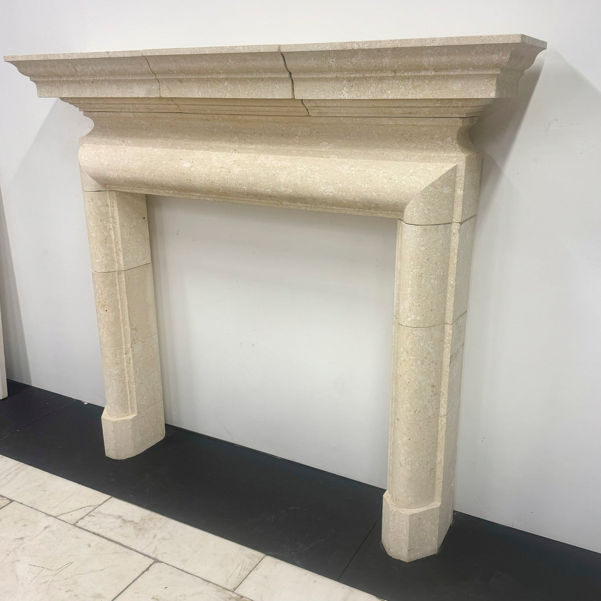 Reclaimed Bath Stone Fireplace Surround | The Architectural Forum