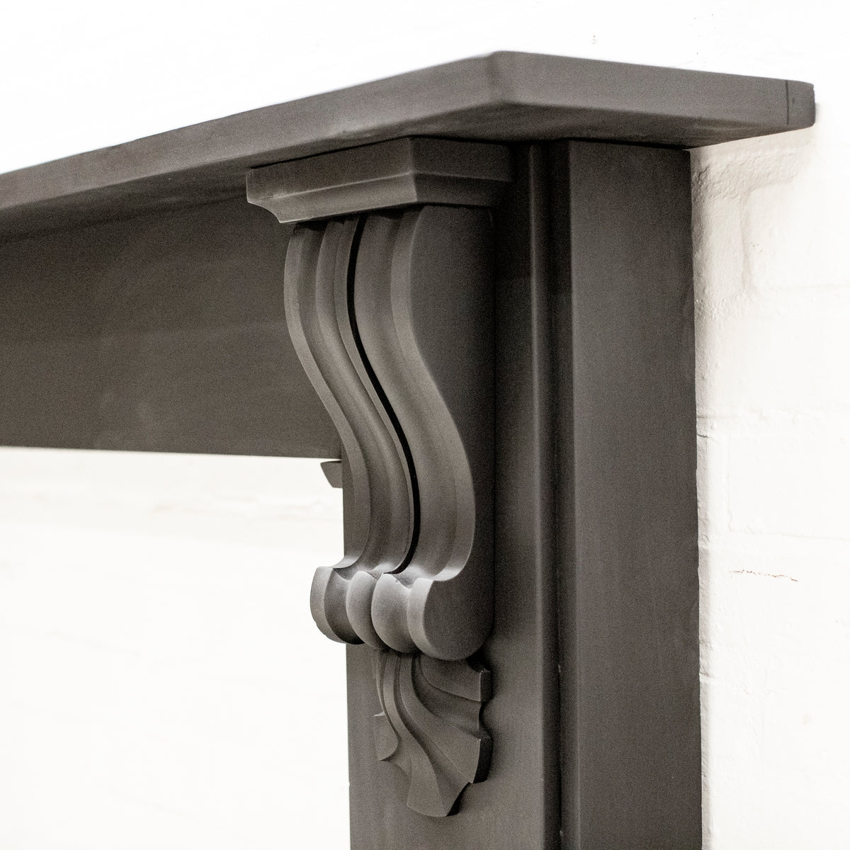 Slate Antique Fireplace Surround With Corbels | The Architectural Forum