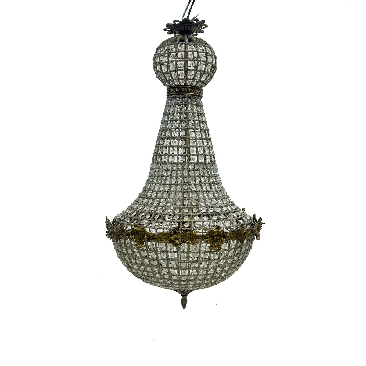 Reclaimed French Empire Stye Bag Chandelier