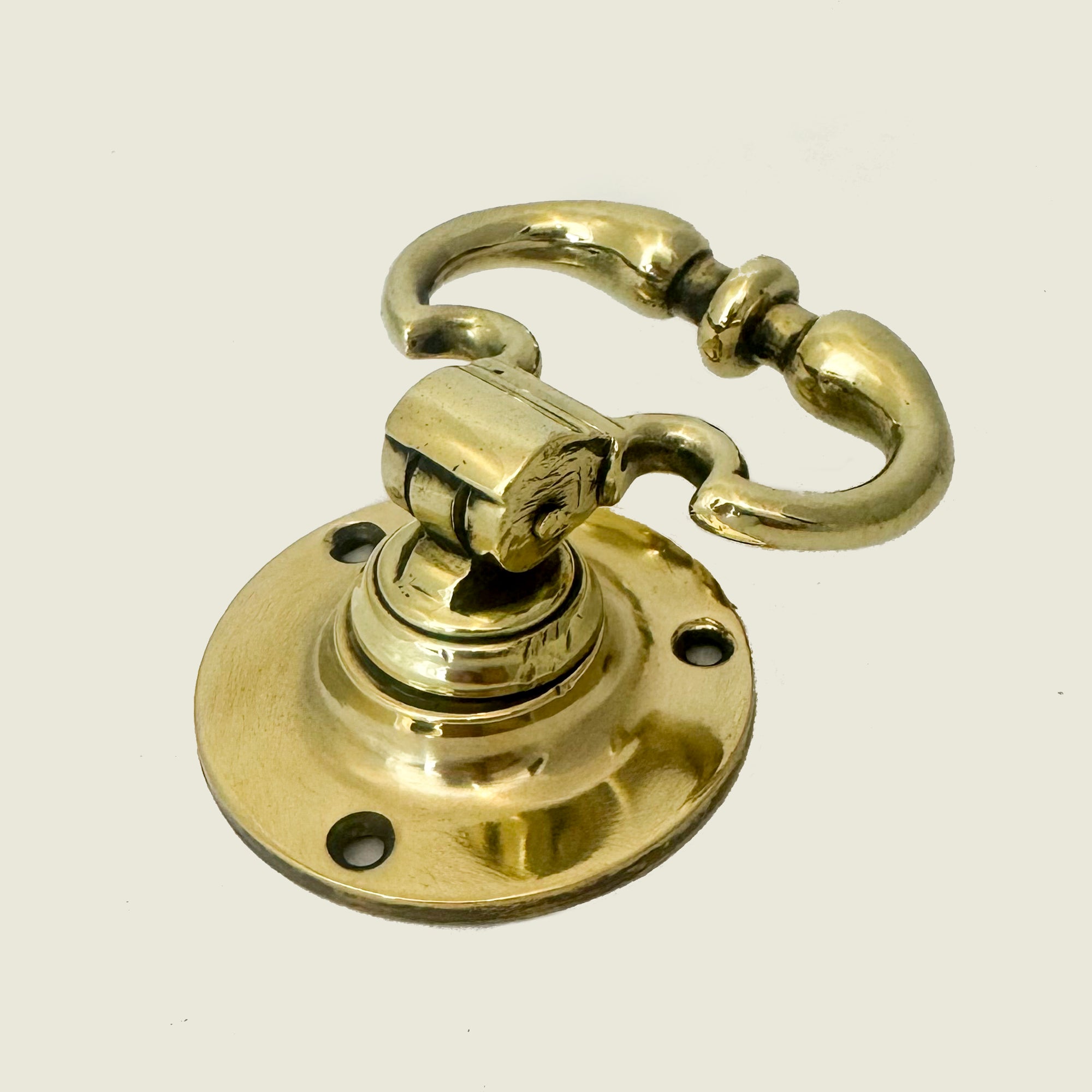 Antique Brass Drop Ring Door Handles | 5 Pairs Available | The Architectural Forum