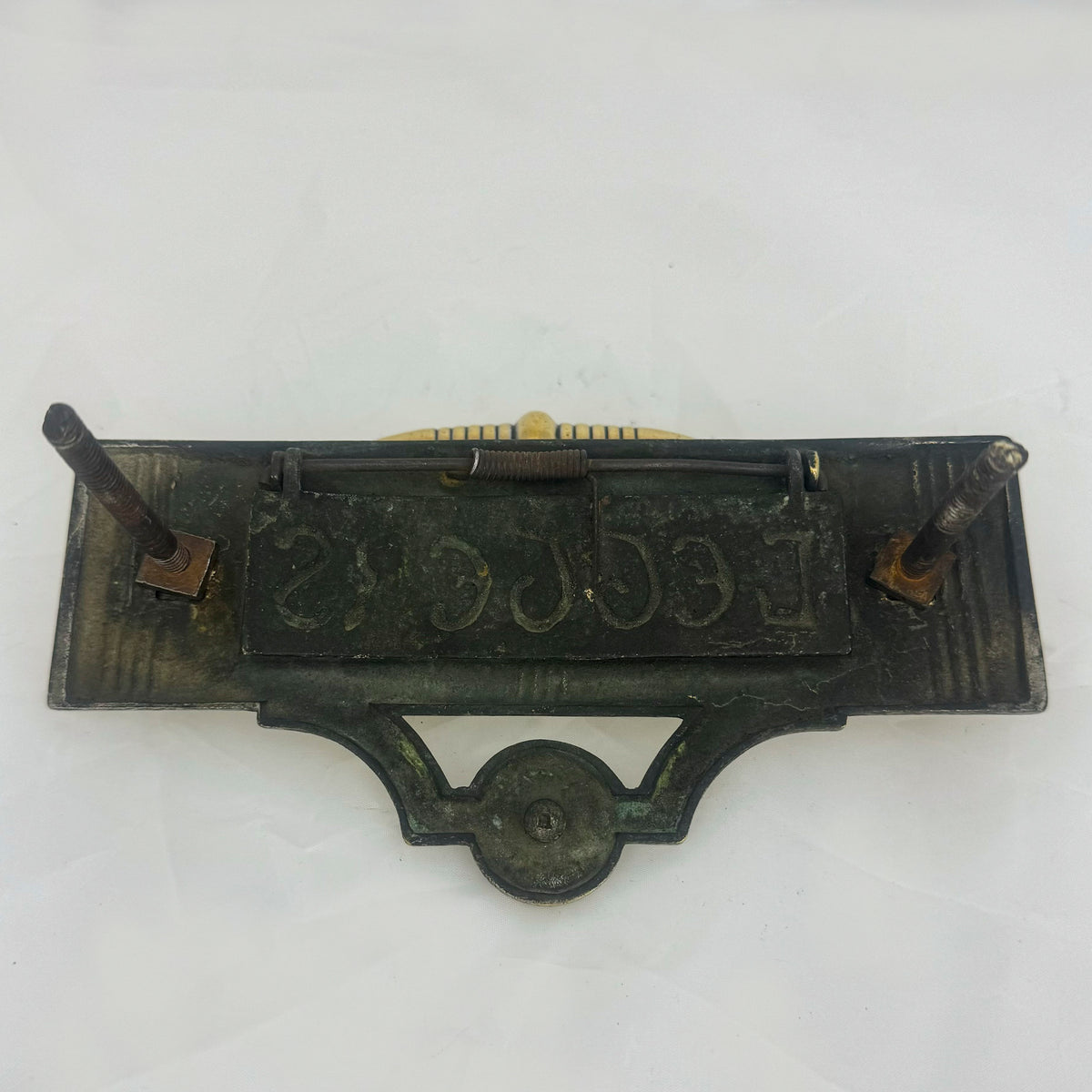 Victorian Brass Letter Plate with Knocker | The Architectural Forum