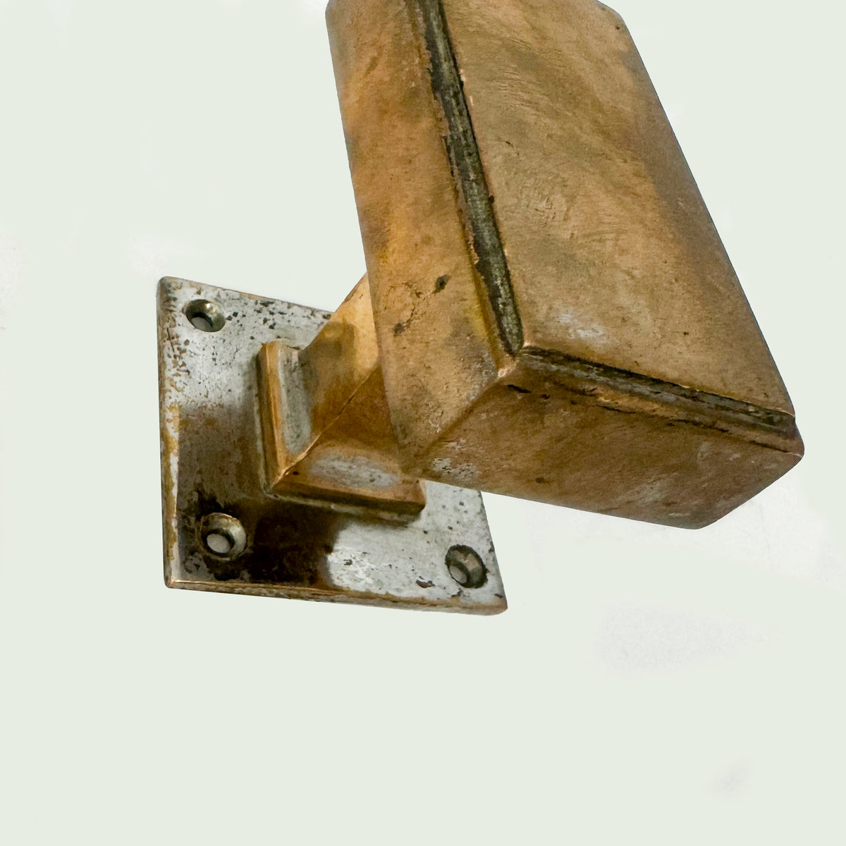 Single Art Deco Rectangle Bronze Pull Handle | The Architectural Forum