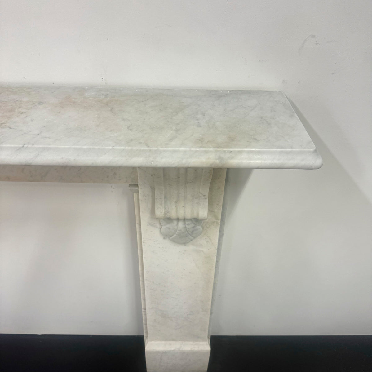 Antique Victorian Carrara Marble Surround with Corbels | The Architectural Forum