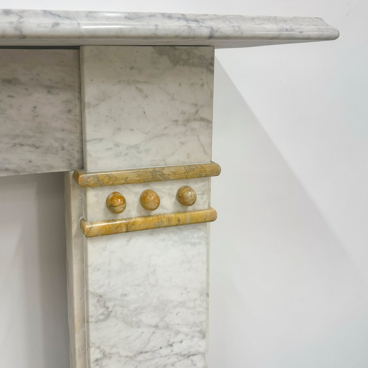 Antique Marble Fireplace in Carrara Marble | The Architectural Forum