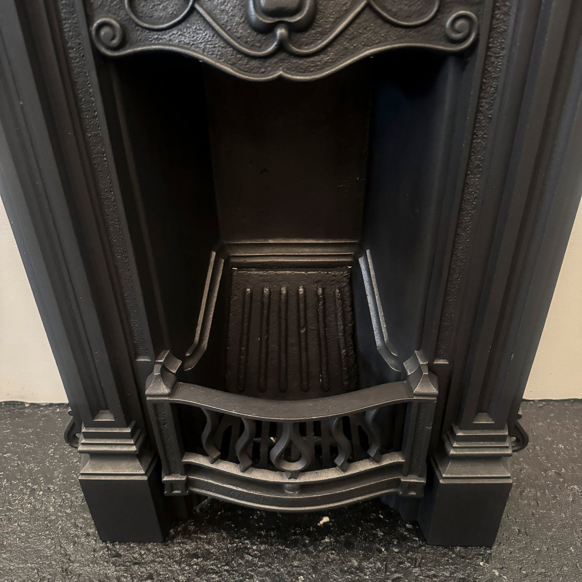 Antique Art Nouveau Cast Iron Combination Fireplace | The Architectural Forum