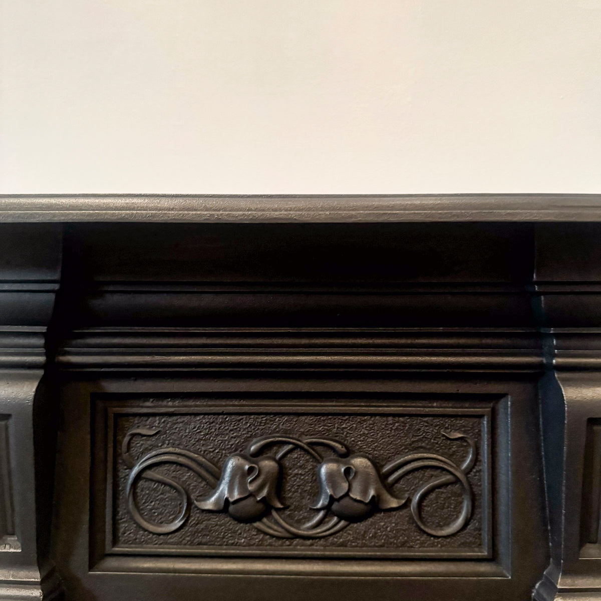 Antique Art Nouveau Cast Iron Combination Fireplace | The Architectural Forum