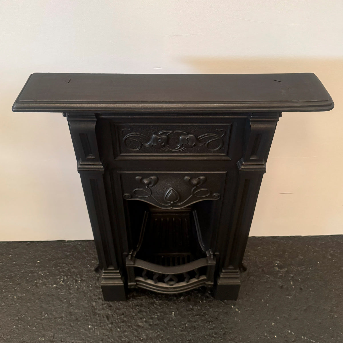 Antique Art Nouveau Cast Iron Combination Fireplace | The Architectural Forum