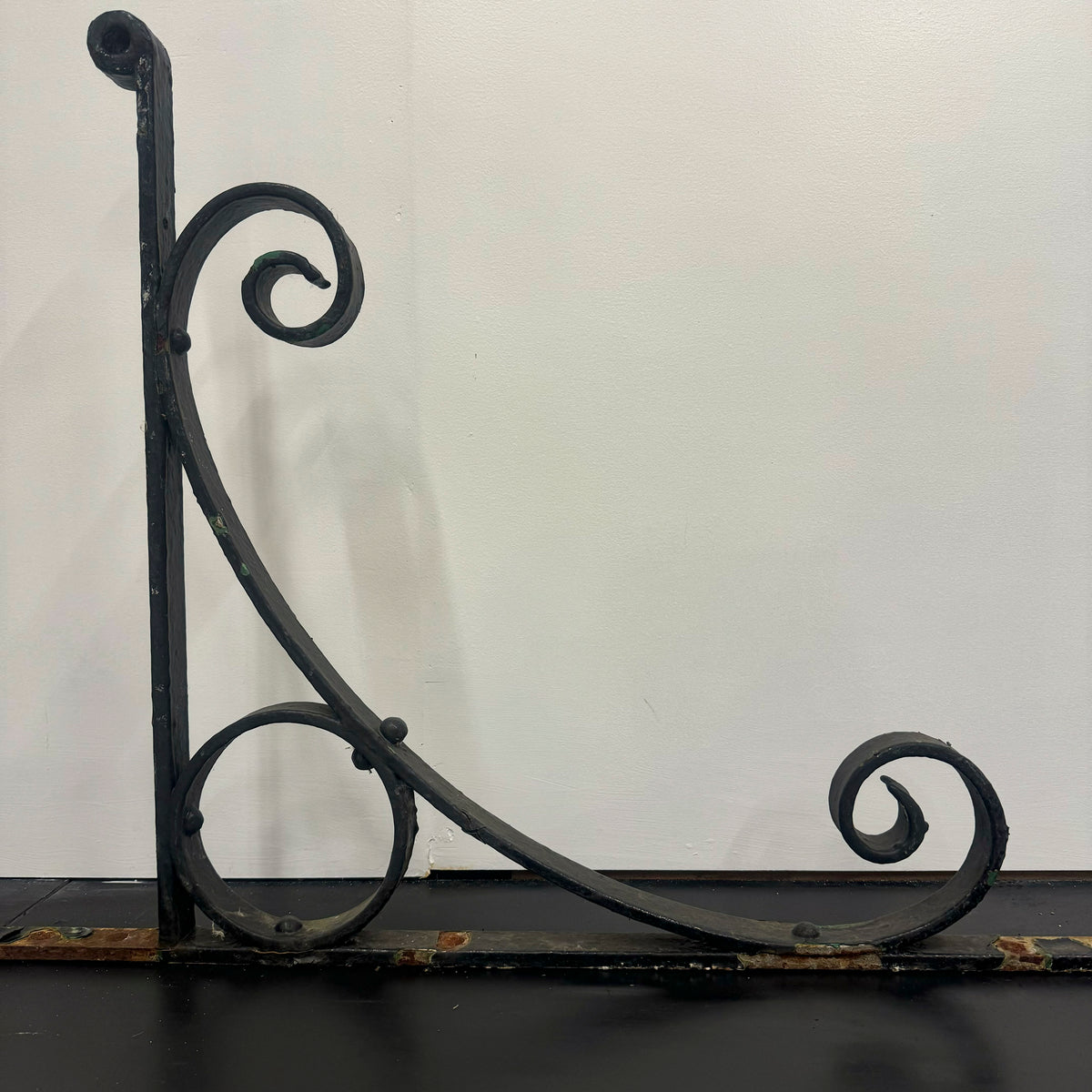 Antique Wrought Iron Brackets - 3 Pairs Available | The Architectural Forum