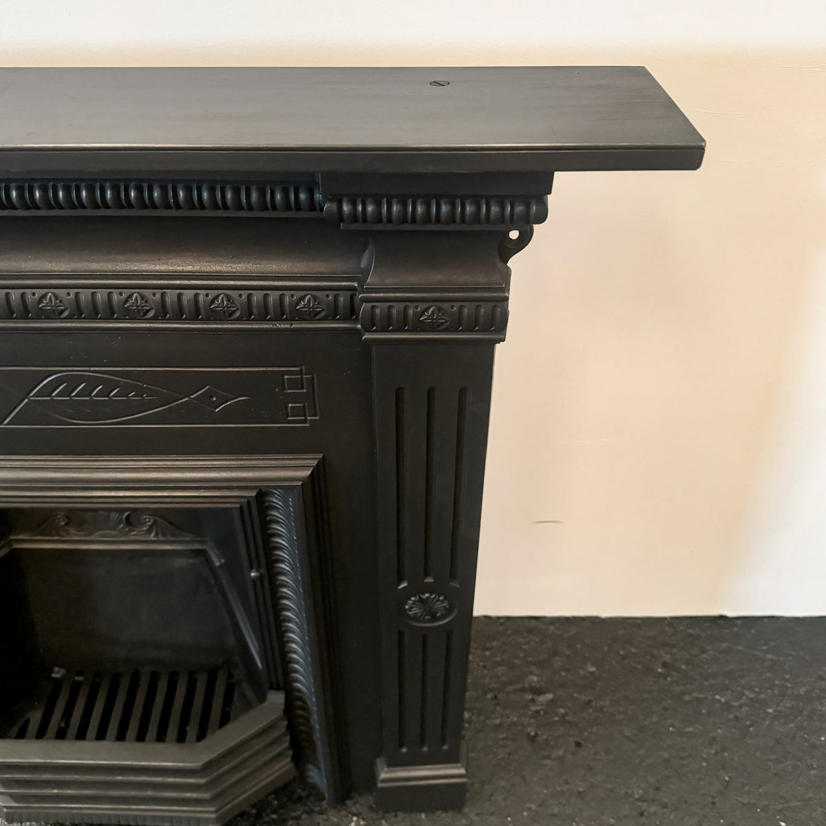 Antique Edwardian Cast Iron Combination Fireplace | The Architectural Forum