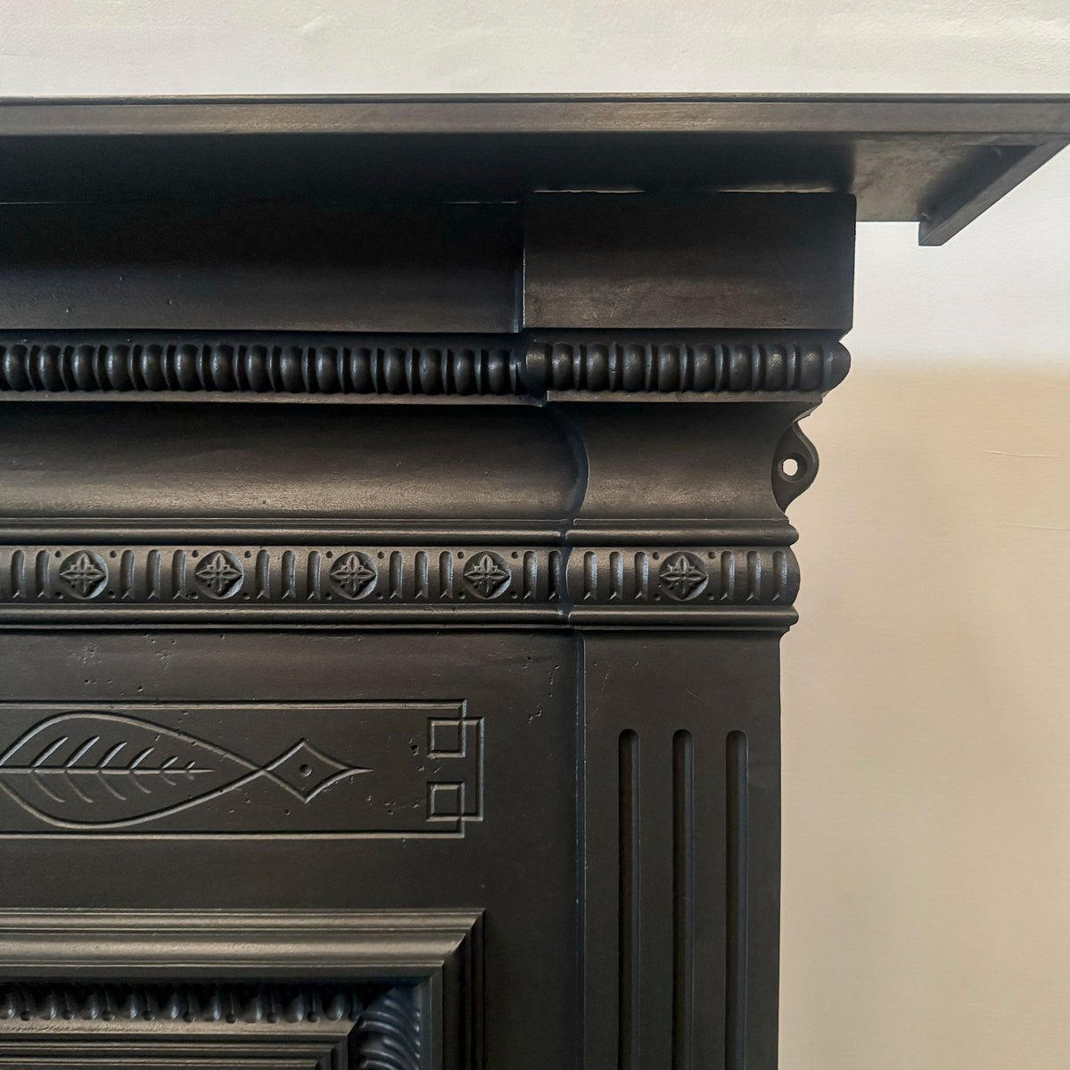 Antique Edwardian Cast Iron Combination Fireplace | The Architectural Forum