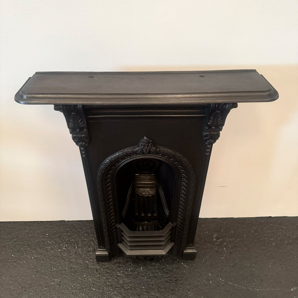 Victorian Cast Iron Arched Combination Fireplace | The Architectural Forum