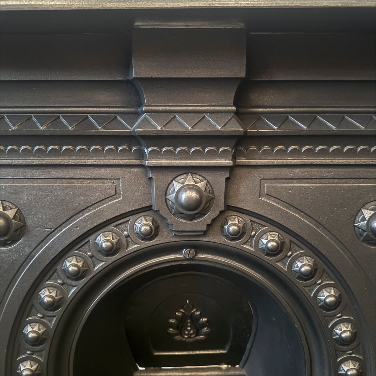 Antique Victorian Combination Cast Iron Fireplace | The Architectural Forum