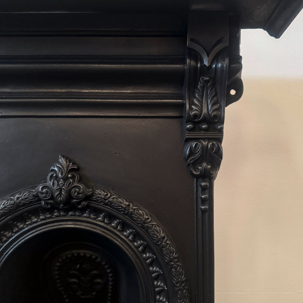 Victorian Cast Iron Arched Combination Fireplace | The Architectural Forum