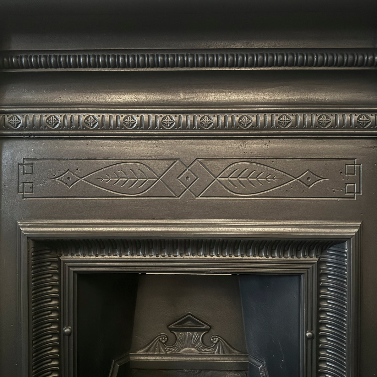 Antique Edwardian Cast Iron Combination Fireplace | The Architectural Forum