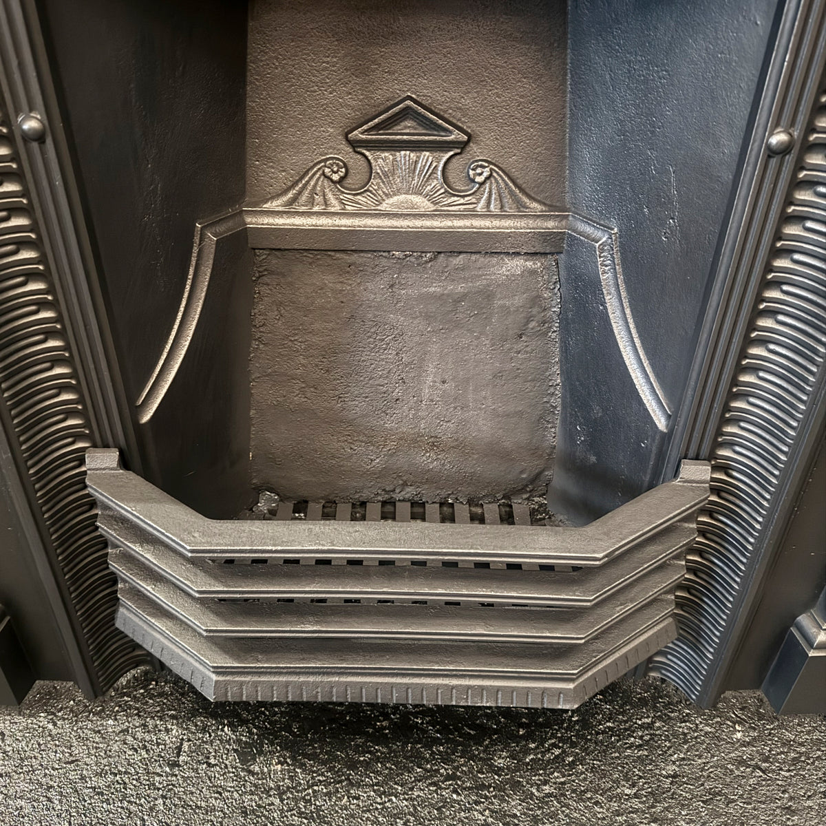 Antique Edwardian Cast Iron Combination Fireplace | The Architectural Forum