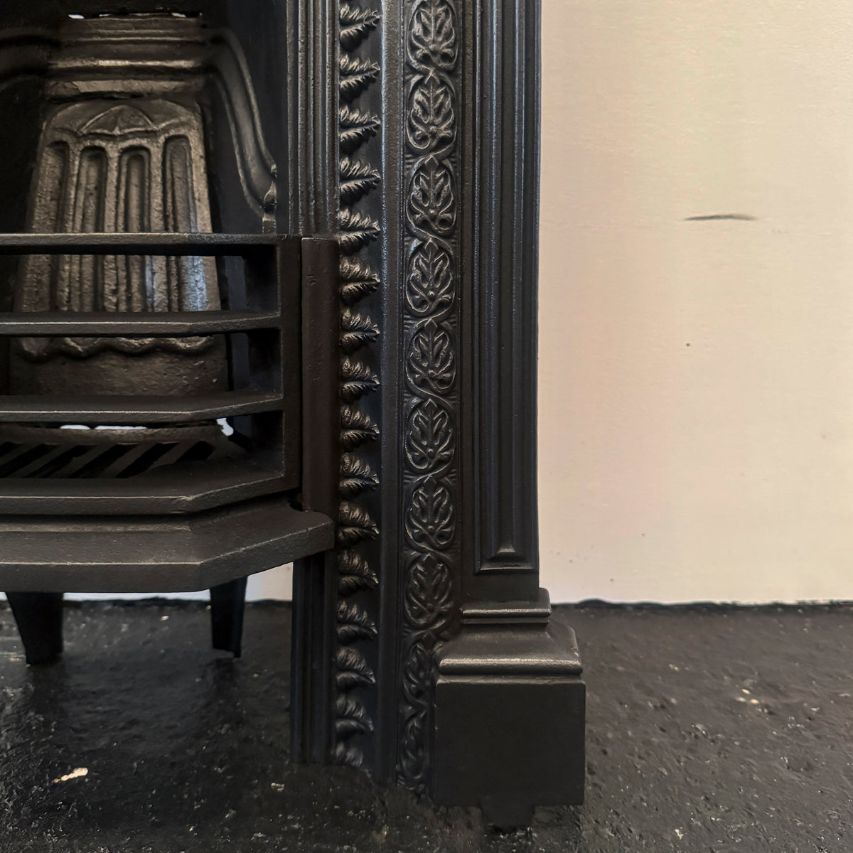 Antique Victorian Cast Iron Arched Combination Fireplace | The Architectural Forum