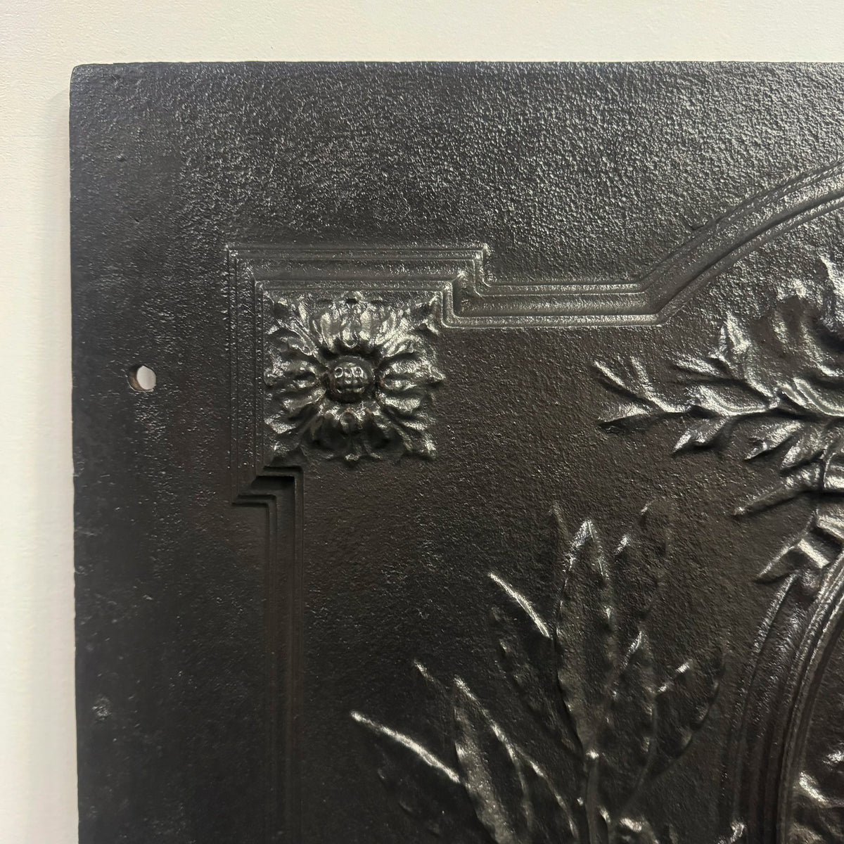 Antique Cast Iron Fire Back Plate | The Architectural Forum