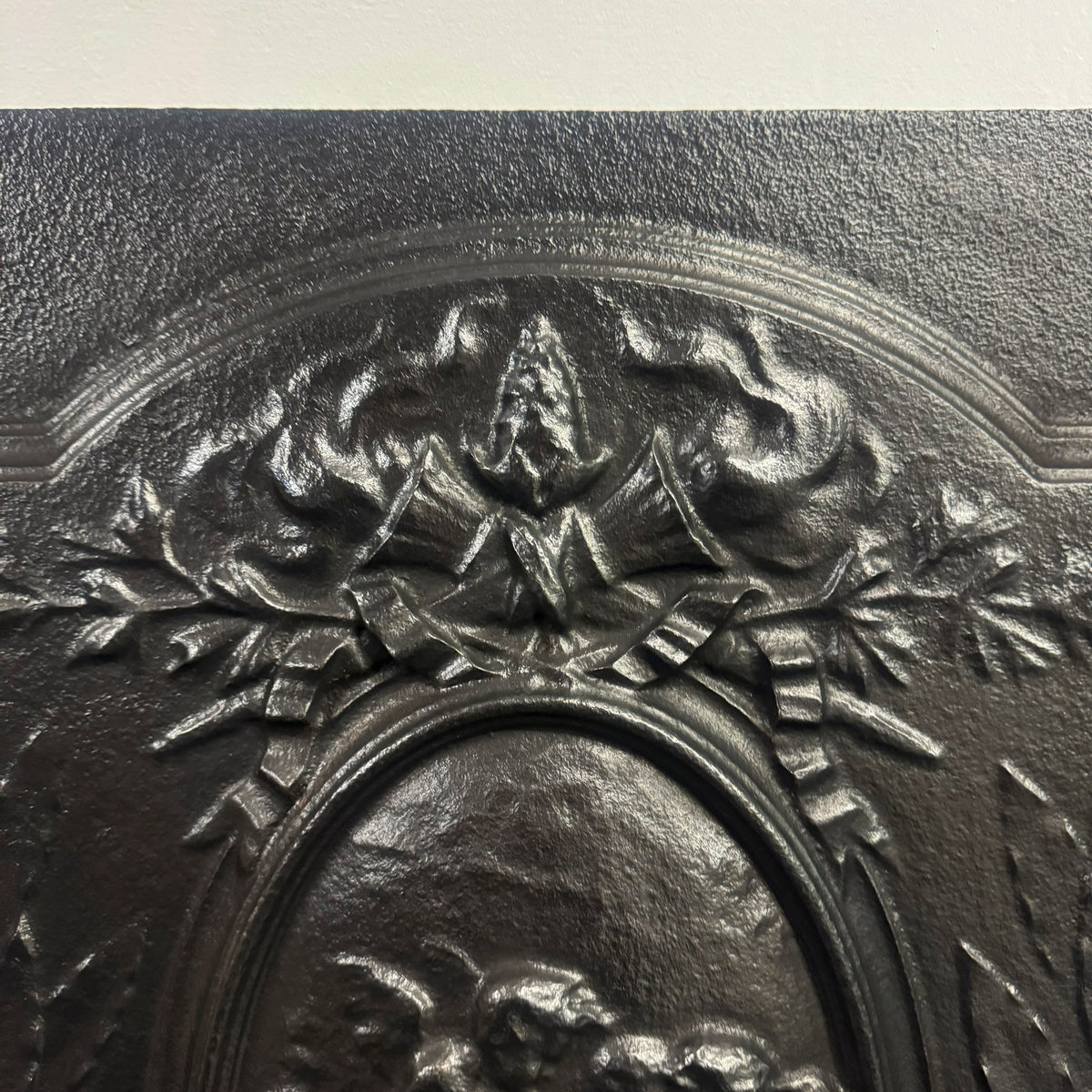 Antique Cast Iron Fire Back Plate | The Architectural Forum