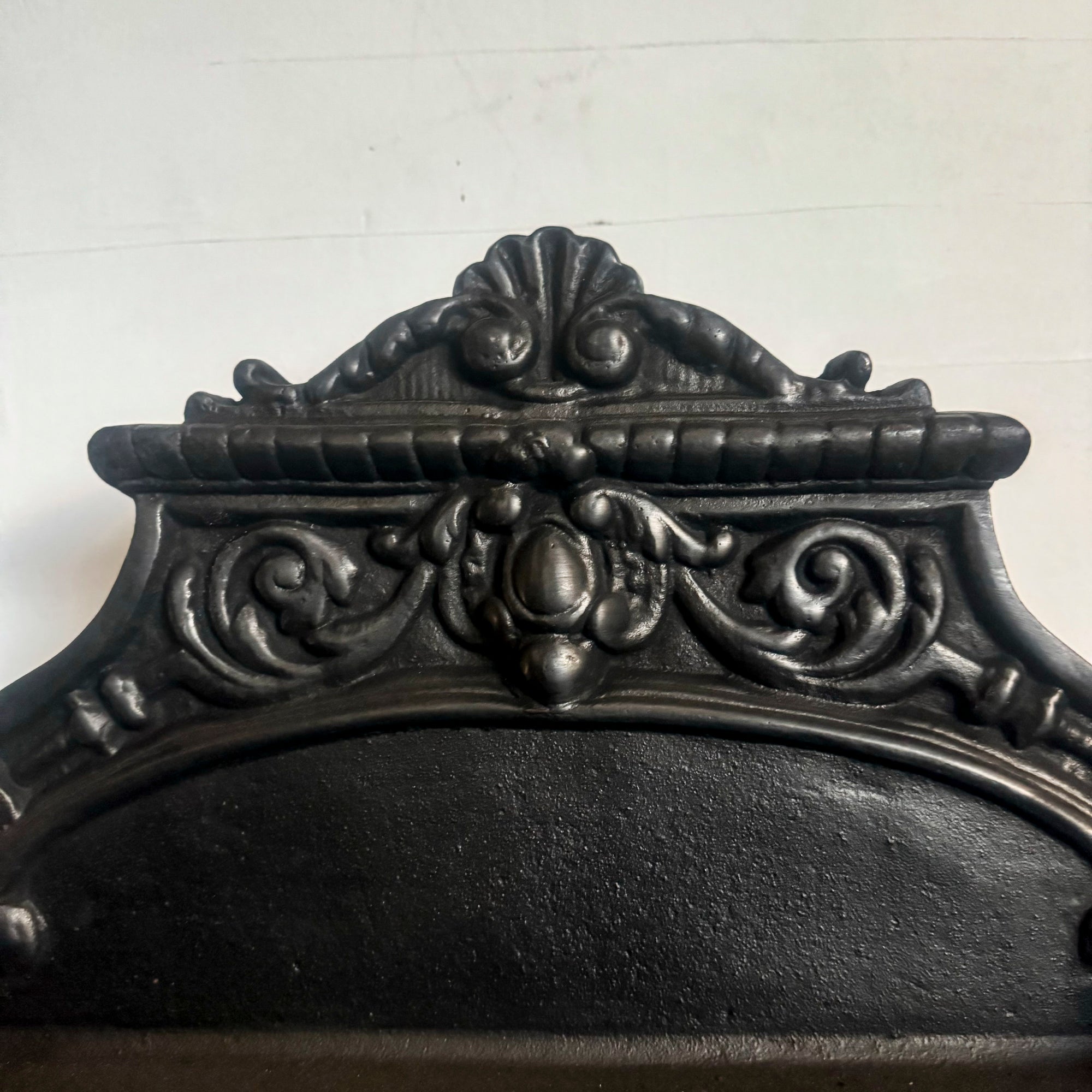 Antique Victorian Cast Iron Brass Fireplace Basket | The Architectural Forum