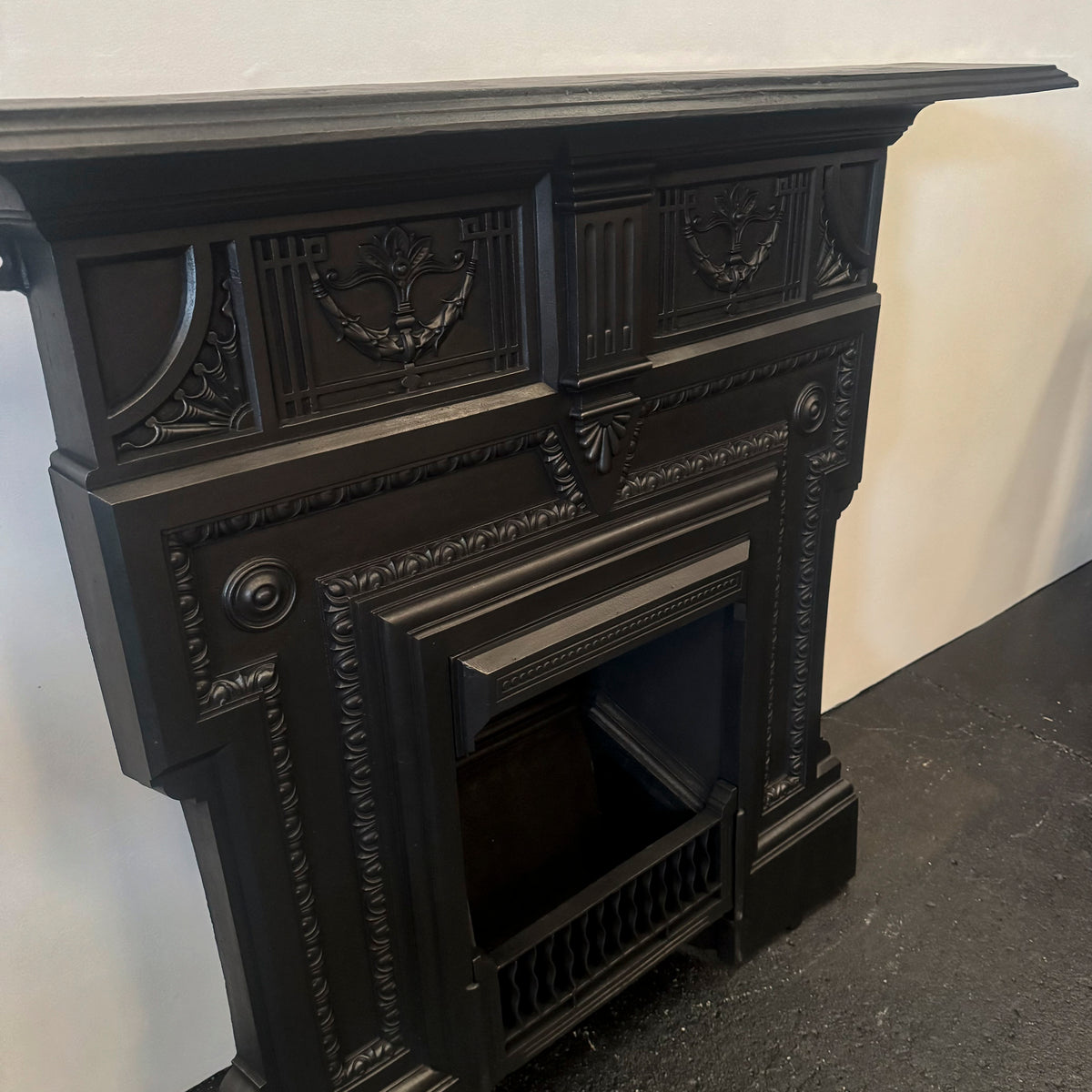 Antique Victorian Cast Iron Combination Fireplace | The Architectural Forum