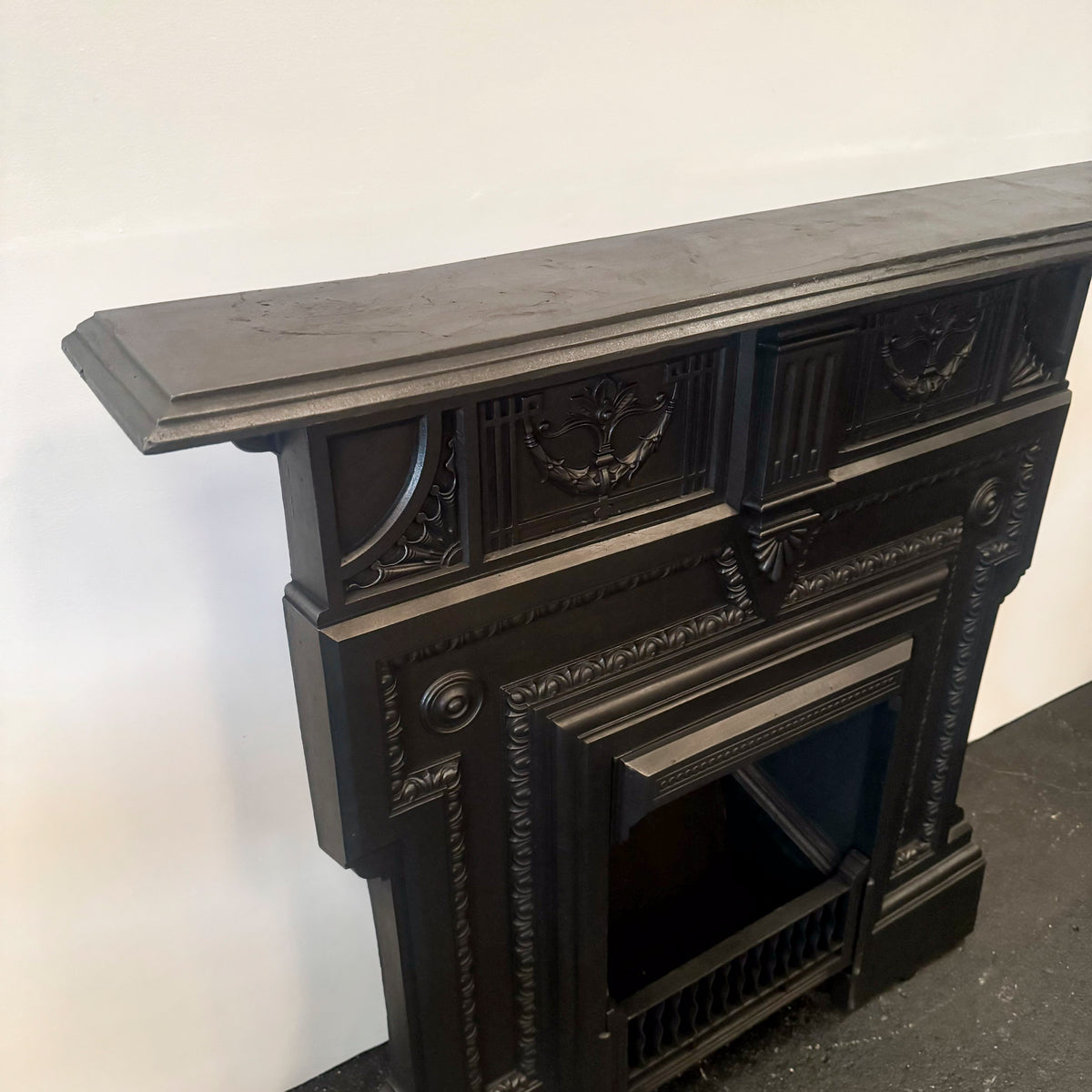 Antique Victorian Cast Iron Combination Fireplace | The Architectural Forum