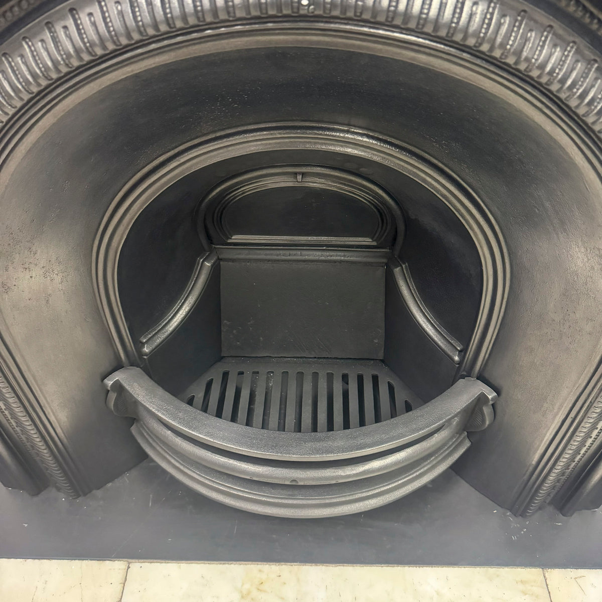 Antique Victorian Cast Iron Arched Fireplace Insert | The Architectural Forum