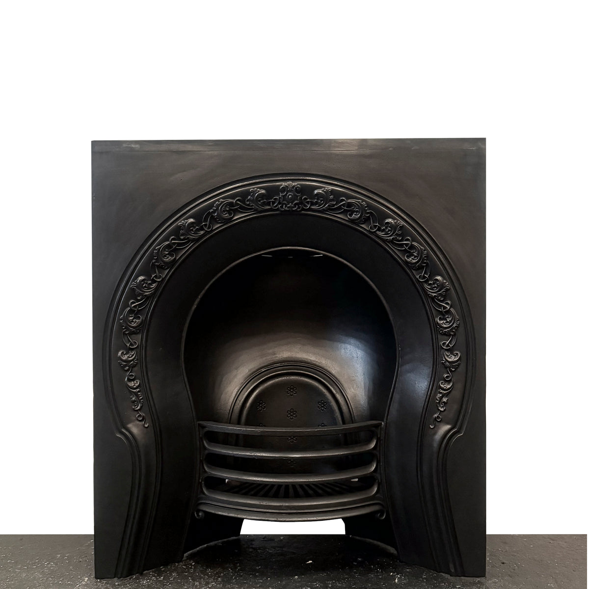 Victorian Cast Iron Arched Fireplace Insert | The Architectural Forum