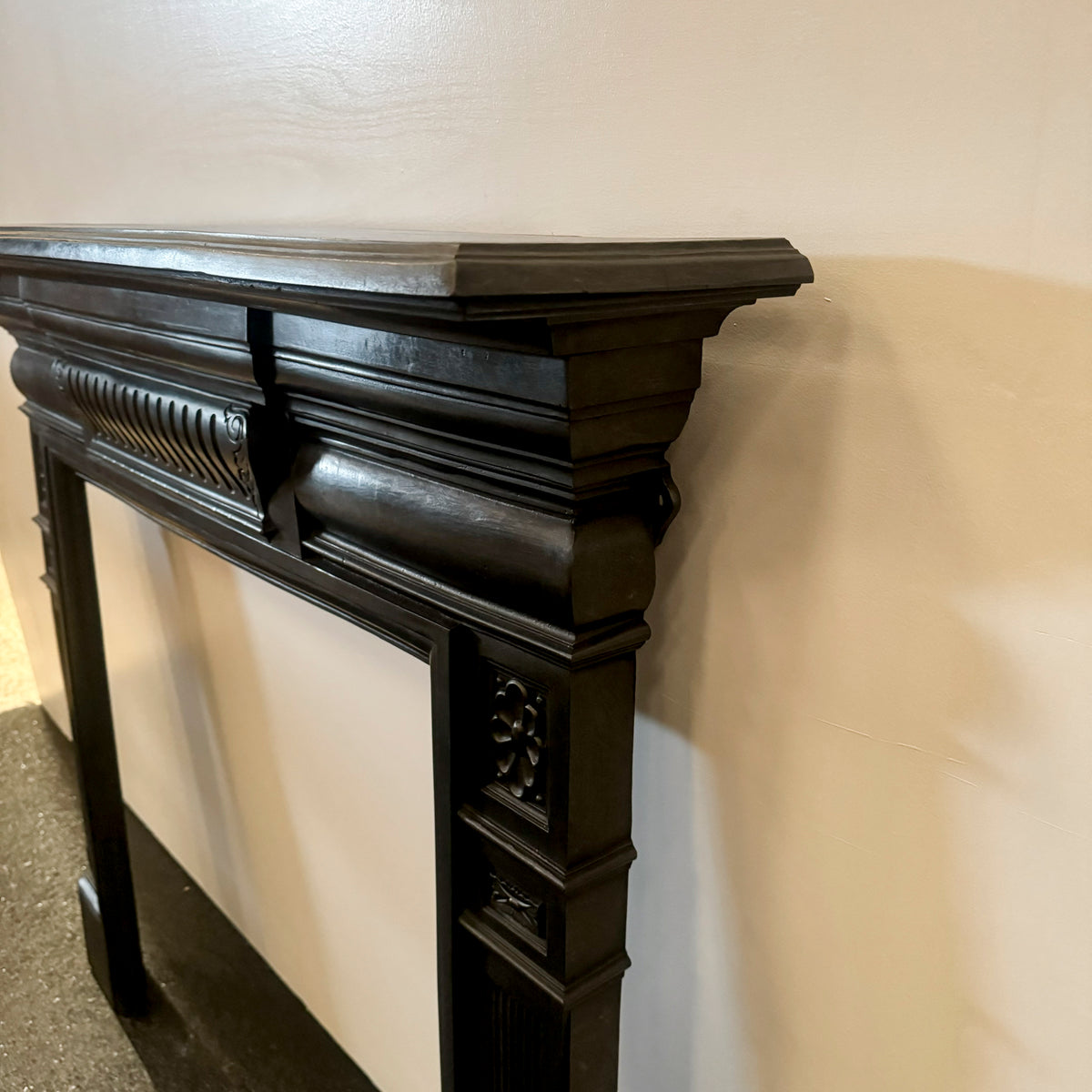 Antique Cast Iron Fireplace Surround | The Architectural Forum