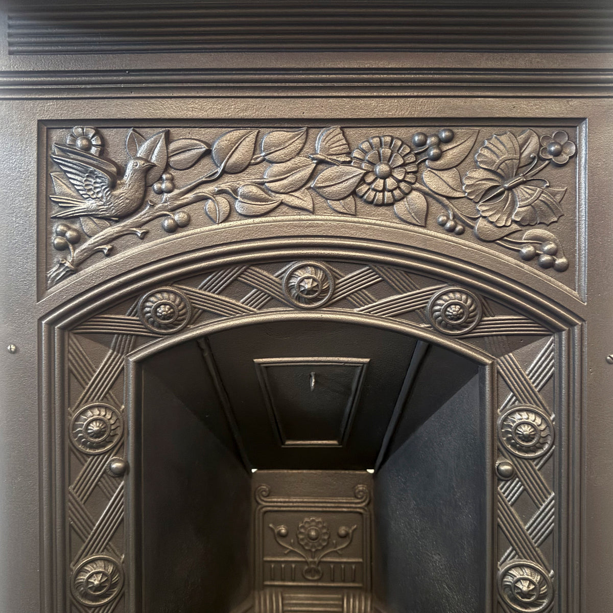 Antique Victorian Cast Iron Combination Fireplace | The Architectural Forum