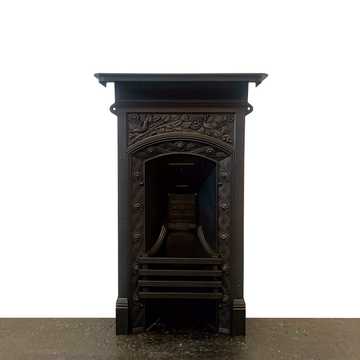 Antique Victorian Cast Iron Combination Fireplace | The Architectural Forum