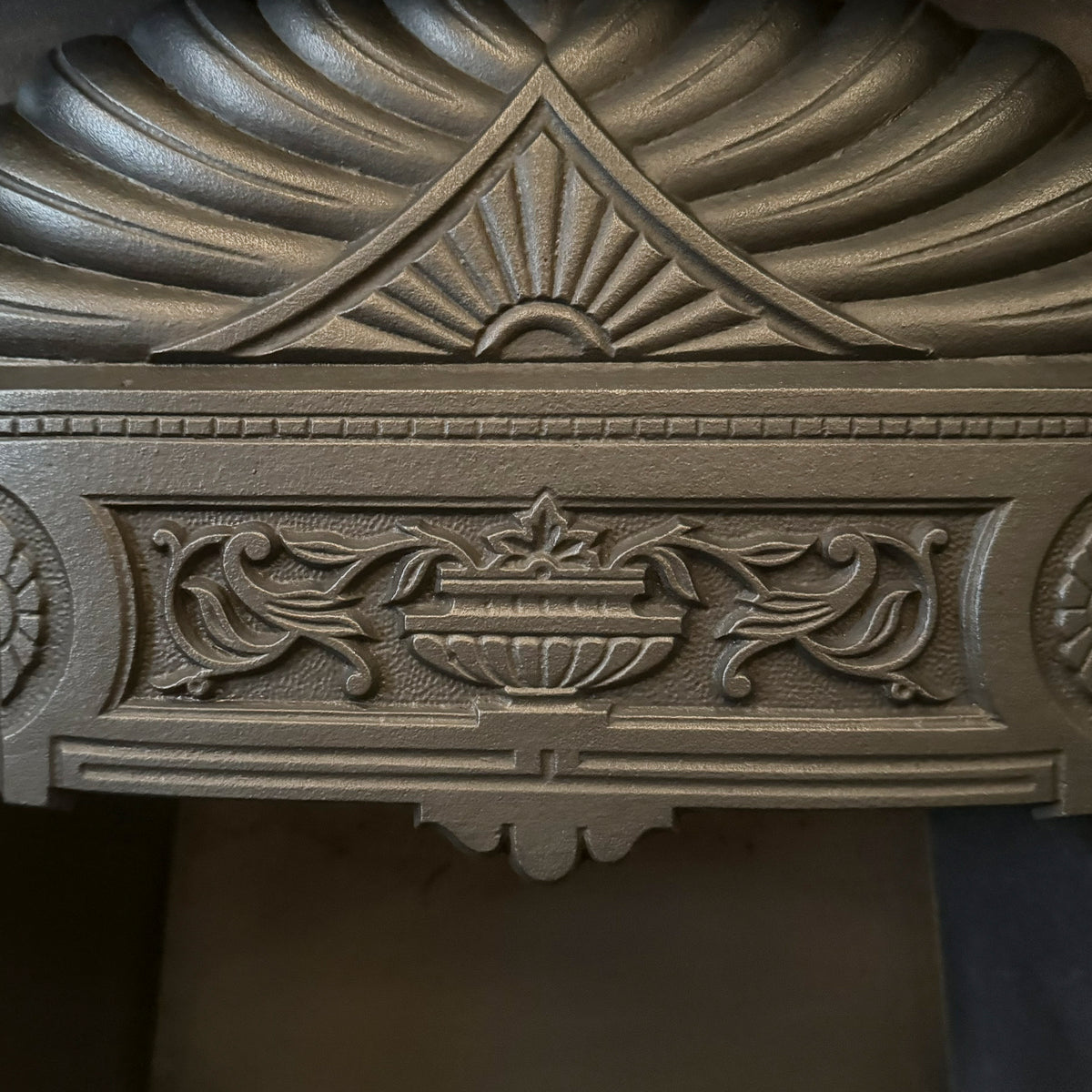 Antique Victorian Tiled Cast Iron Combination Fireplace | The Architectural Forum