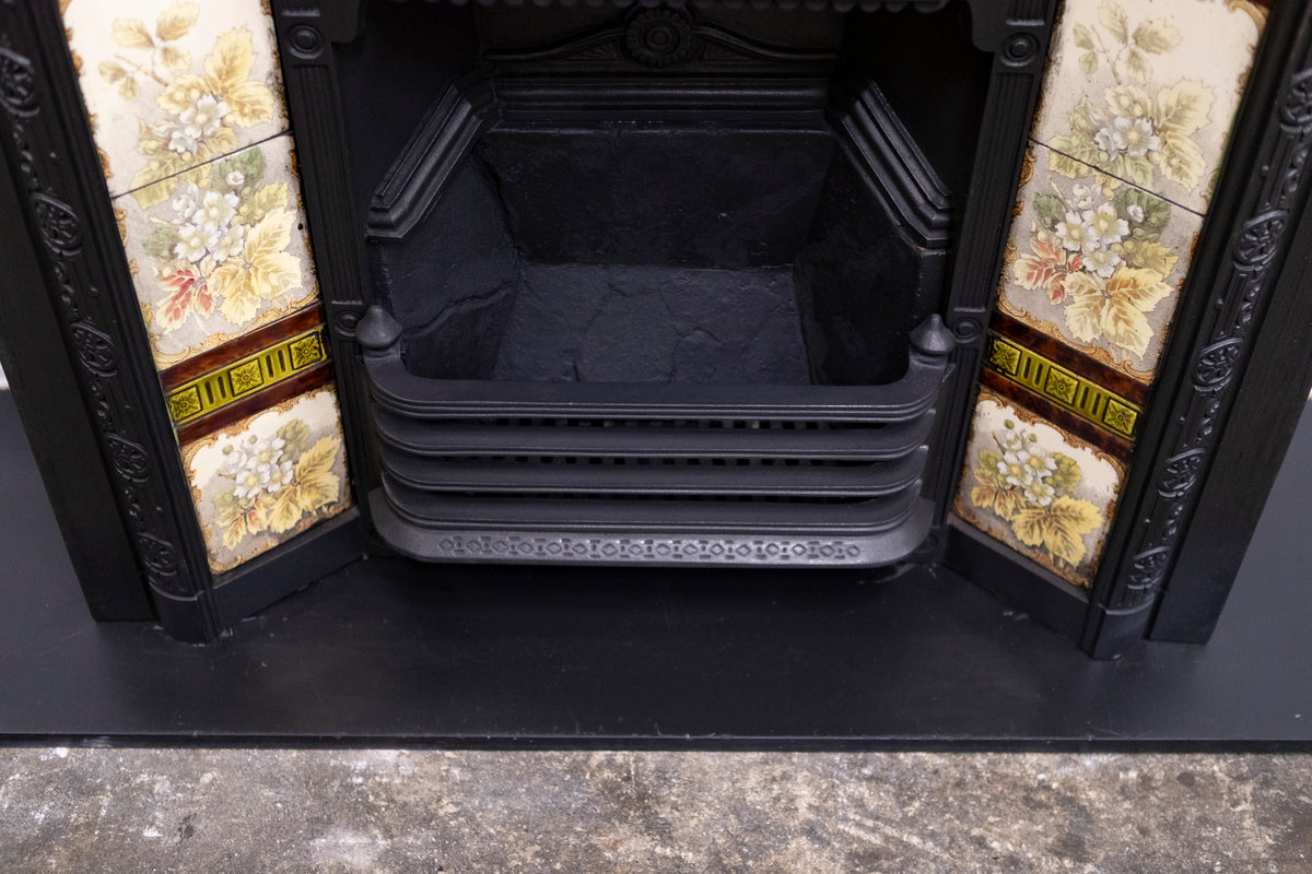 Antique Victorian Tiled Fireplace Insert | The Architectural Forum