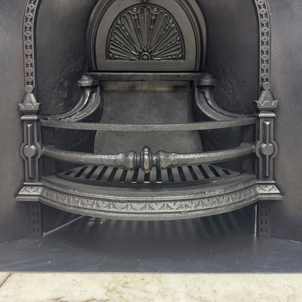 Antique Cast Iron Victorian Fireplace Insert | Pair Available | The Architectural Forum