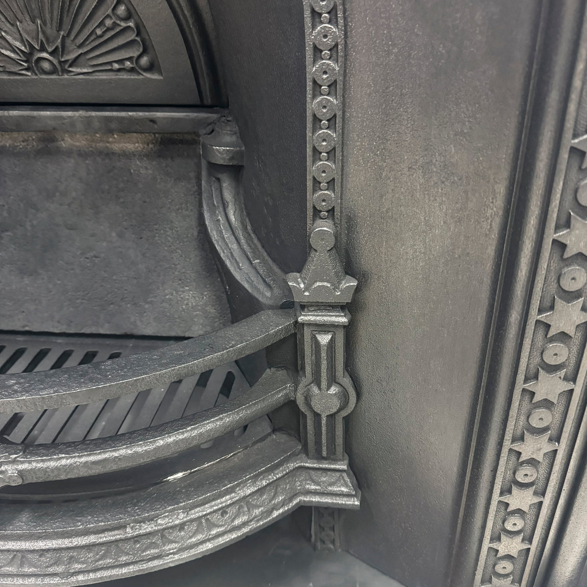 Antique Cast Iron Victorian Fireplace Insert | Pair Available | The Architectural Forum