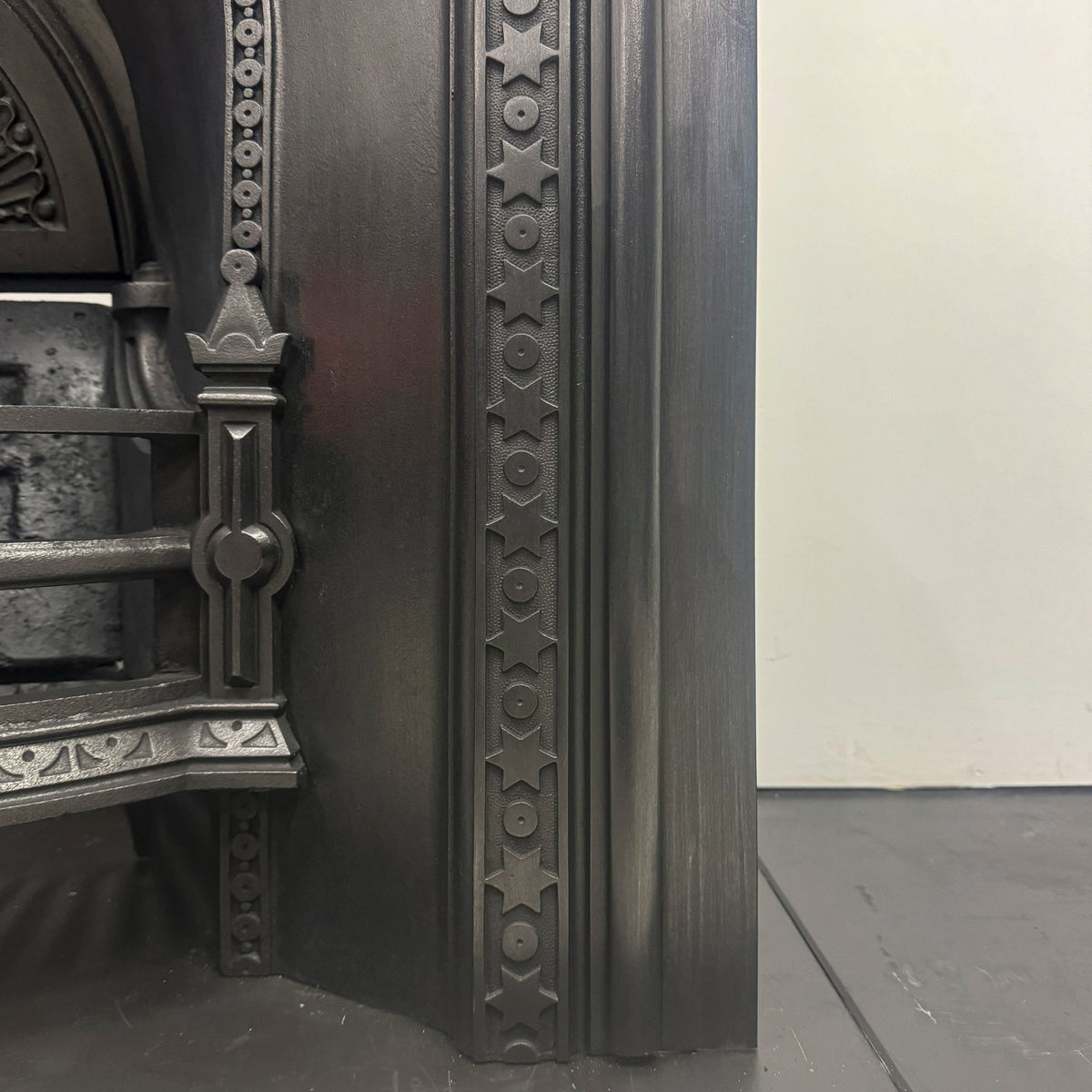 Antique Cast Iron Victorian Fireplace Insert | Pair Available | The Architectural Forum