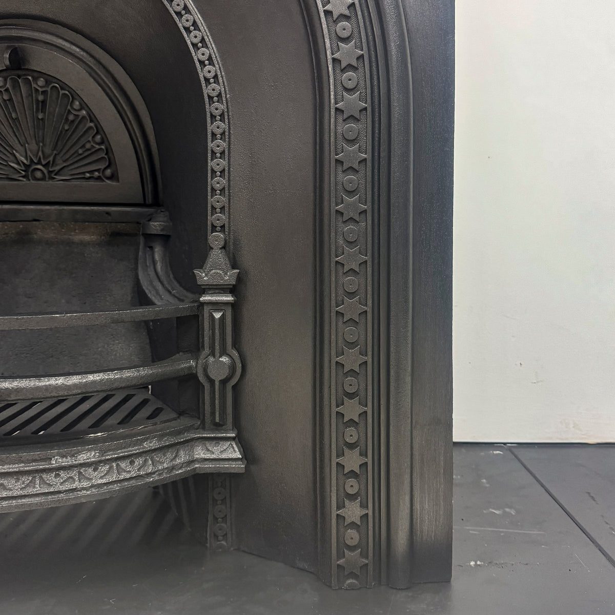 Antique Cast Iron Victorian Fireplace Insert | Pair Available | The Architectural Forum