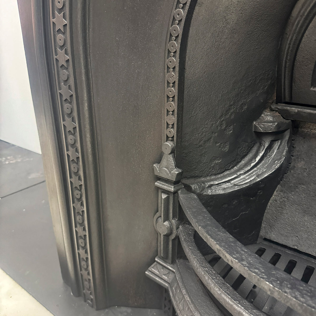 Antique Cast Iron Victorian Fireplace Insert | Pair Available | The Architectural Forum