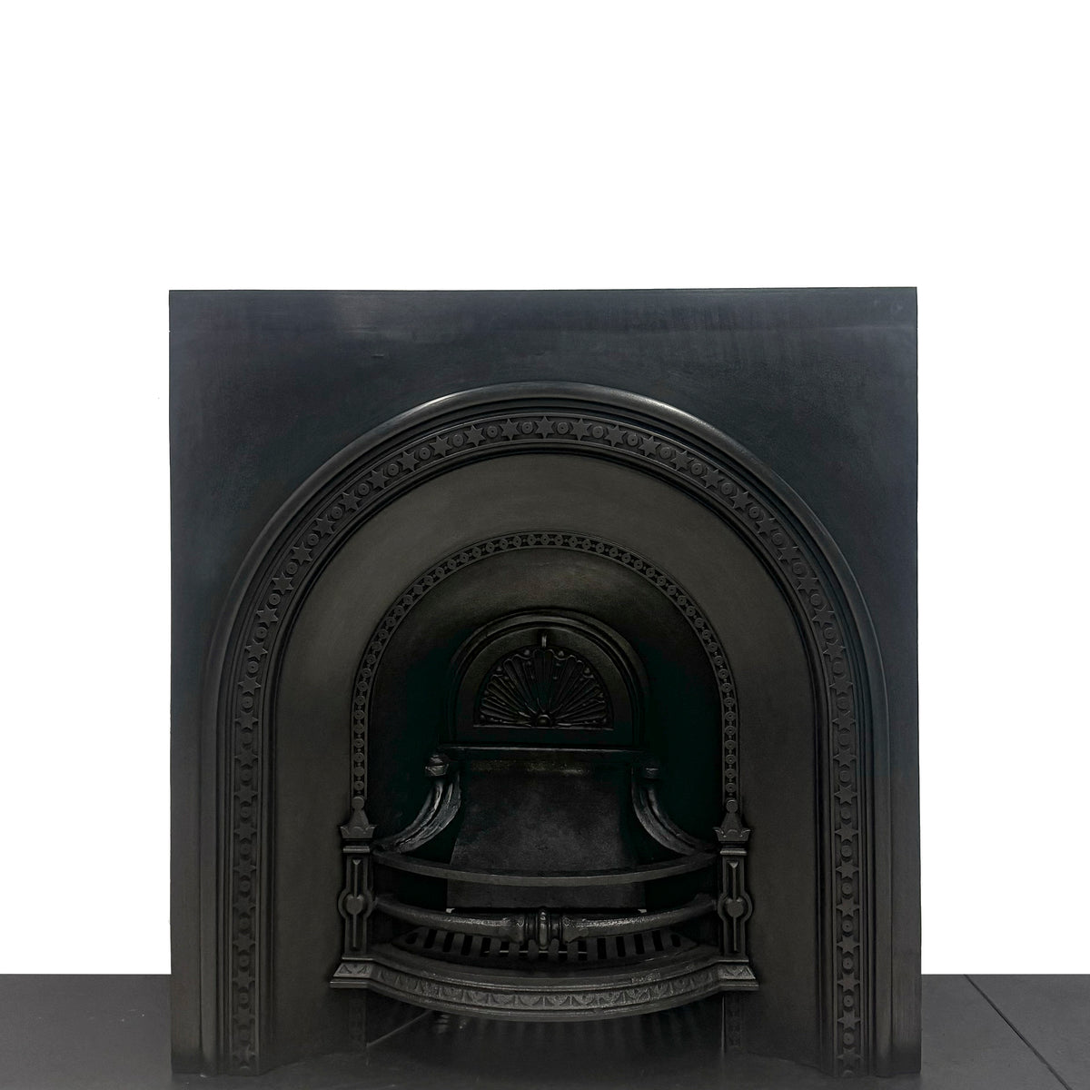 Antique Cast Iron Victorian Fireplace Insert | Pair Available | The Architectural Forum