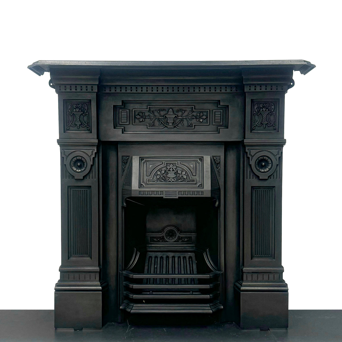 Antique Victorian Cast Iron Combination Fireplace | The Architectural Forum